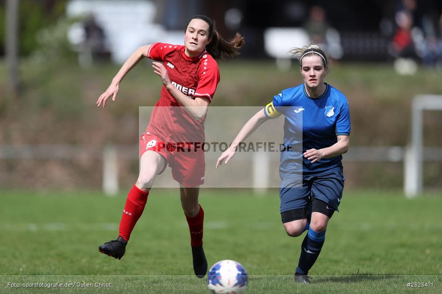 Maren Scherer, Sportgelände, Wertheim, 10.04.2022, BFV, sport, action, April 2022, Saison 2021/2022, BFV-Landesliga Frauen, Fussball, TSG, FCW, TSG Hoffenheim 3, FC Wertheim-Eichel - Bild-ID: 2323471