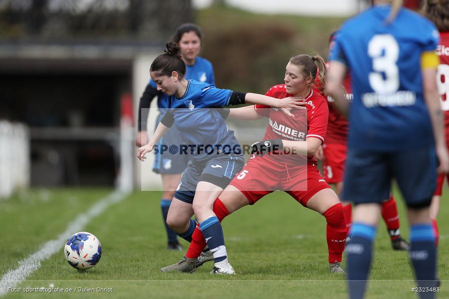 Raquel Barbosa da Cruz, Sportgelände, Wertheim, 10.04.2022, BFV, sport, action, April 2022, Saison 2021/2022, BFV-Landesliga Frauen, Fussball, TSG, FCW, TSG Hoffenheim 3, FC Wertheim-Eichel - Bild-ID: 2323483