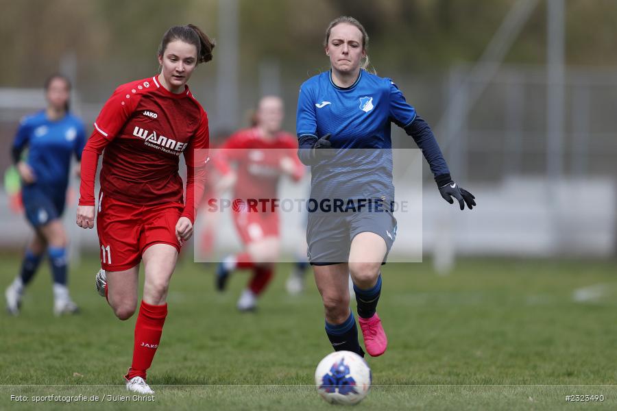 Michelle Fischer, Sportgelände, Wertheim, 10.04.2022, BFV, sport, action, April 2022, Saison 2021/2022, BFV-Landesliga Frauen, Fussball, TSG, FCW, TSG Hoffenheim 3, FC Wertheim-Eichel - Bild-ID: 2323490 Michelle Fischer, Sportgelände, Wertheim, 10.04.2022, BFV, sport, action, April 2022, Saison 2021/2022, BFV-Landesliga Frauen, Fussball, TSG, FCW, TSG Hoffenheim 3, FC Wertheim-Eichel - Bild-ID: 2323490