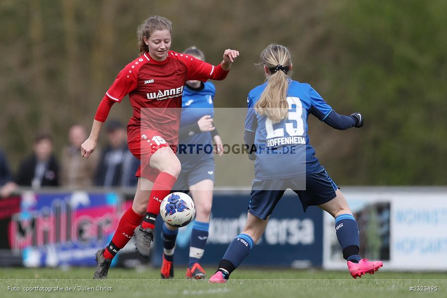 Julia Hemmerich, Sportgelände, Wertheim, 10.04.2022, BFV, sport, action, April 2022, Saison 2021/2022, BFV-Landesliga Frauen, Fussball, TSG, FCW, TSG Hoffenheim 3, FC Wertheim-Eichel - Bild-ID: 2323495
