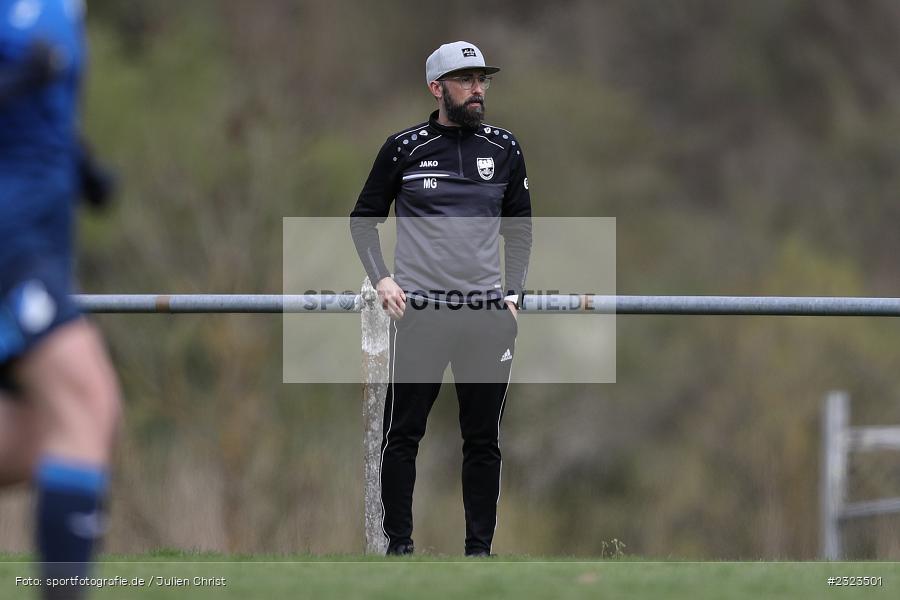 Mirco Göbel, Sportgelände, Wertheim, 10.04.2022, BFV, sport, action, April 2022, Saison 2021/2022, BFV-Landesliga Frauen, Fussball, TSG, FCW, TSG Hoffenheim 3, FC Wertheim-Eichel - Bild-ID: 2323501