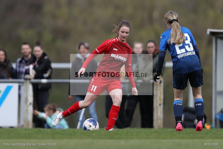 Lena Meister, Sportgelände, Wertheim, 10.04.2022, BFV, sport, action, April 2022, Saison 2021/2022, BFV-Landesliga Frauen, Fussball, TSG, FCW, TSG Hoffenheim 3, FC Wertheim-Eichel - Bild-ID: 2323505