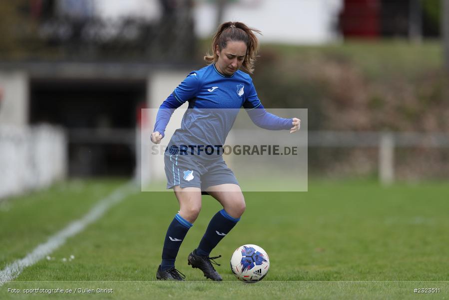 Diana Neureither, Sportgelände, Wertheim, 10.04.2022, BFV, sport, action, April 2022, Saison 2021/2022, BFV-Landesliga Frauen, Fussball, TSG, FCW, TSG Hoffenheim 3, FC Wertheim-Eichel - Bild-ID: 2323511