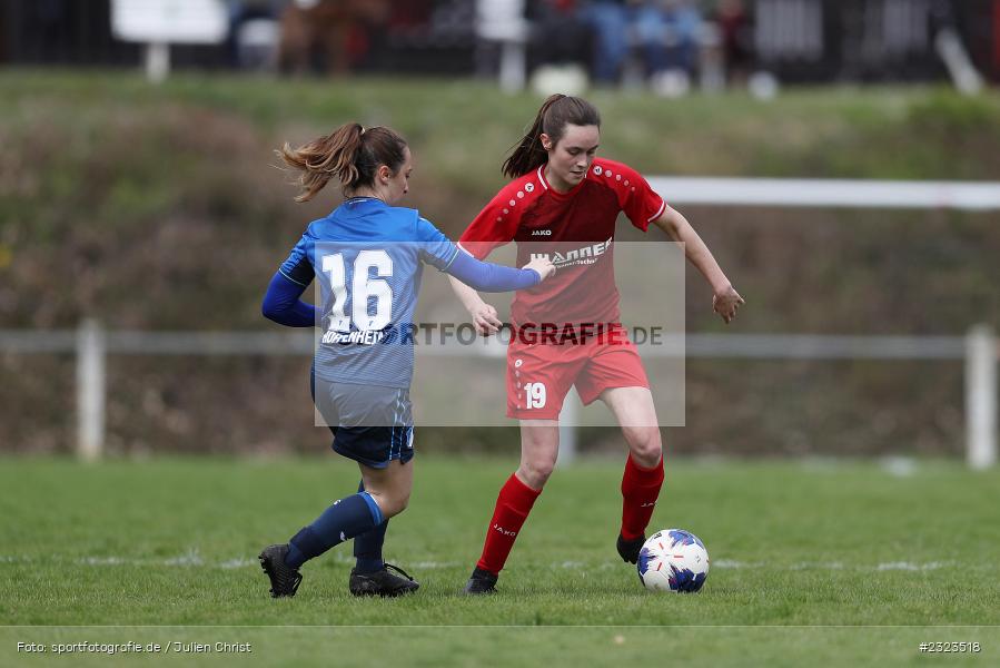 Maren Scherer, Sportgelände, Wertheim, 10.04.2022, BFV, sport, action, April 2022, Saison 2021/2022, BFV-Landesliga Frauen, Fussball, TSG, FCW, TSG Hoffenheim 3, FC Wertheim-Eichel - Bild-ID: 2323518