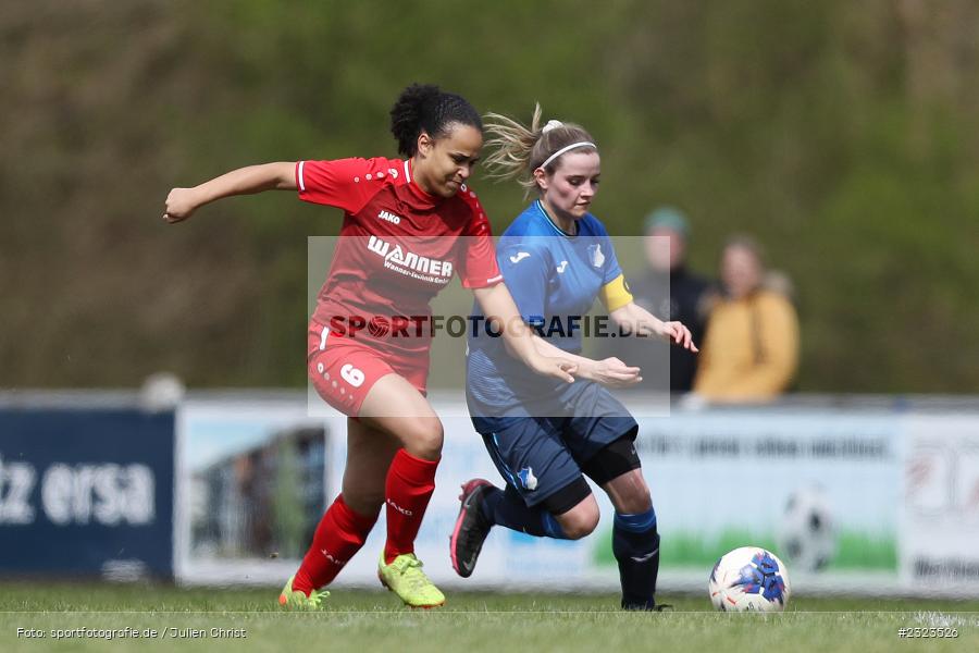 Stina Korinek, Sportgelände, Wertheim, 10.04.2022, BFV, sport, action, April 2022, Saison 2021/2022, BFV-Landesliga Frauen, Fussball, TSG, FCW, TSG Hoffenheim 3, FC Wertheim-Eichel - Bild-ID: 2323526