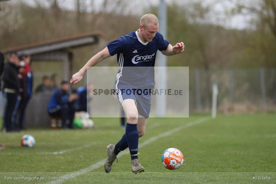 Marcel Weimer, Sportgelände, Külsheim, 14.04.2022, BFV, sport, action, April 2022, Saison 2021/2022, Kreisliga TBB, Fussball, Kickers DHK Wertheim, FC Külsheim - Bild-ID: 2323654