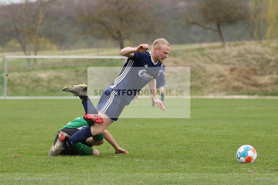 Marcel Weimer, Sportgelände, Külsheim, 14.04.2022, BFV, sport, action, April 2022, Saison 2021/2022, Kreisliga TBB, Fussball, Kickers DHK Wertheim, FC Külsheim - Bild-ID: 2323657