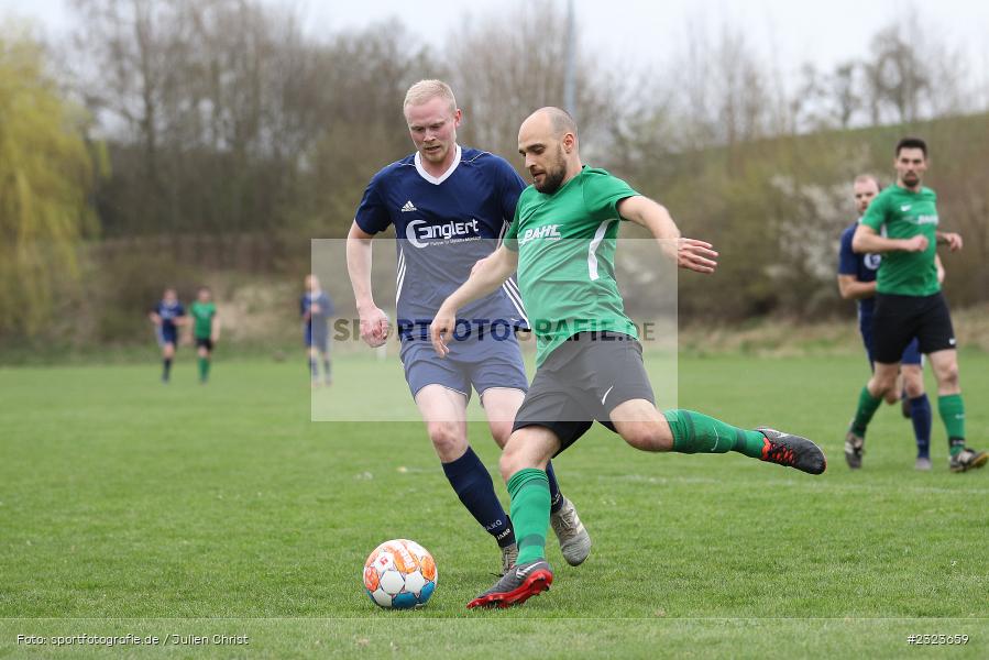 Sebastian Schander, Sportgelände, Külsheim, 14.04.2022, BFV, sport, action, April 2022, Saison 2021/2022, Kreisliga TBB, Fussball, Kickers DHK Wertheim, FC Külsheim - Bild-ID: 2323659