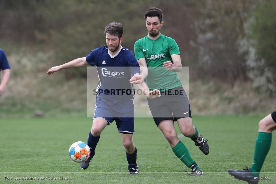 Sebastian Traub, Sportgelände, Külsheim, 14.04.2022, BFV, sport, action, April 2022, Saison 2021/2022, Kreisliga TBB, Fussball, Kickers DHK Wertheim, FC Külsheim - Bild-ID: 2323661