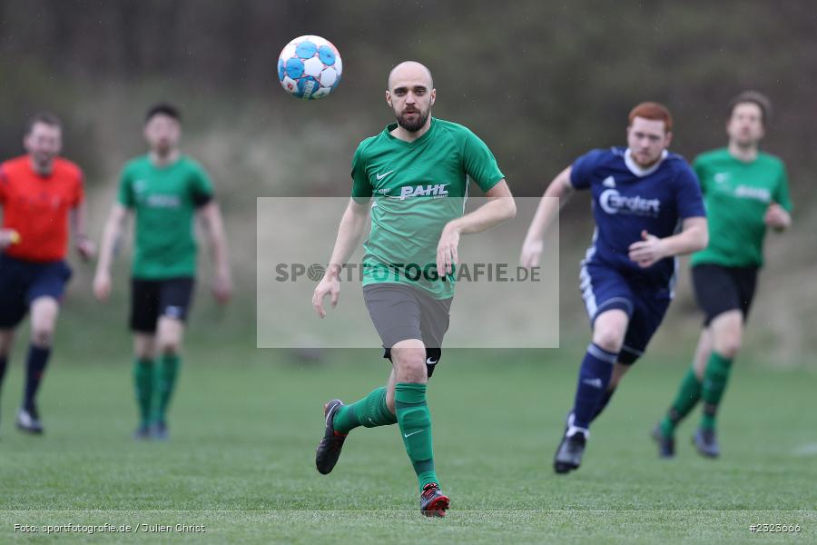 Sebastian Schander, Sportgelände, Külsheim, 14.04.2022, BFV, sport, action, April 2022, Saison 2021/2022, Kreisliga TBB, Fussball, Kickers DHK Wertheim, FC Külsheim - Bild-ID: 2323666