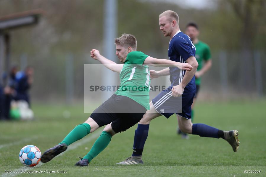 Jan Bundschuh, Sportgelände, Külsheim, 14.04.2022, BFV, sport, action, April 2022, Saison 2021/2022, Kreisliga TBB, Fussball, Kickers DHK Wertheim, FC Külsheim - Bild-ID: 2323669