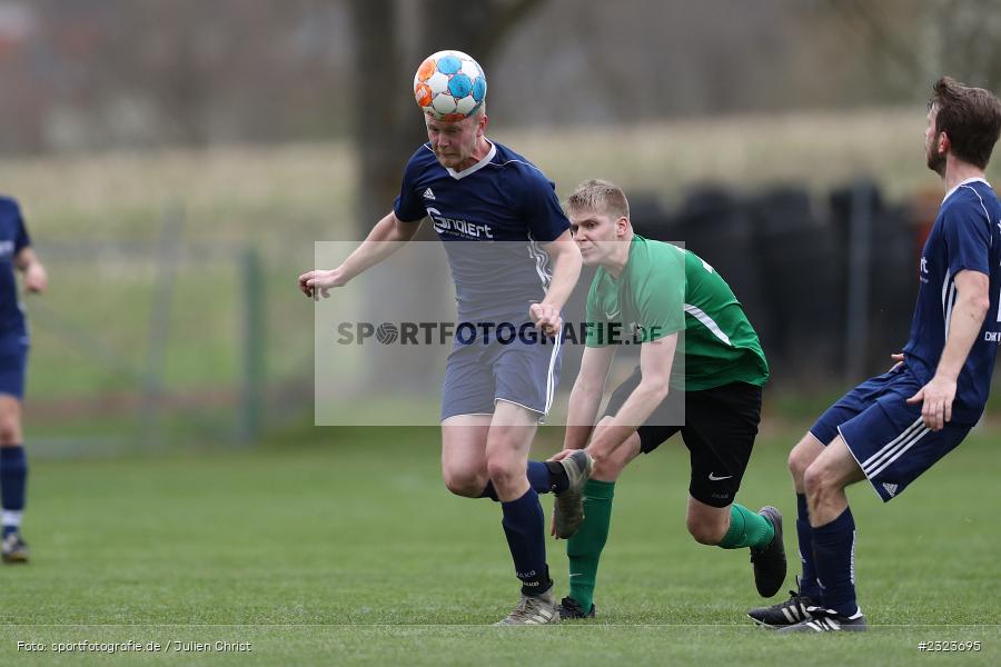 Marcel Weimer, Sportgelände, Külsheim, 14.04.2022, BFV, sport, action, April 2022, Saison 2021/2022, Kreisliga TBB, Fussball, Kickers DHK Wertheim, FC Külsheim - Bild-ID: 2323695