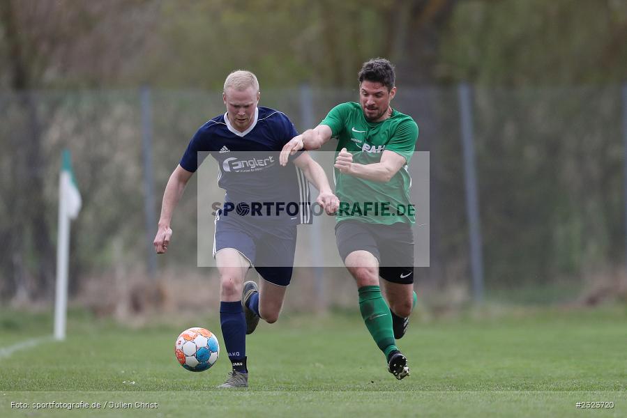 Marcel Weimer, Sportgelände, Külsheim, 14.04.2022, BFV, sport, action, April 2022, Saison 2021/2022, Kreisliga TBB, Fussball, Kickers DHK Wertheim, FC Külsheim - Bild-ID: 2323720