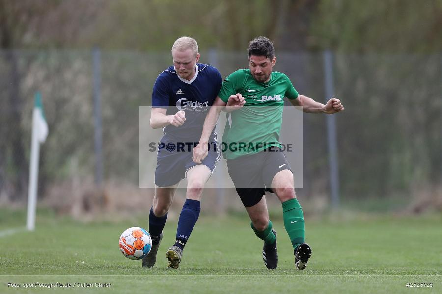 Marcel Weimer, Sportgelände, Külsheim, 14.04.2022, BFV, sport, action, April 2022, Saison 2021/2022, Kreisliga TBB, Fussball, Kickers DHK Wertheim, FC Külsheim - Bild-ID: 2323723