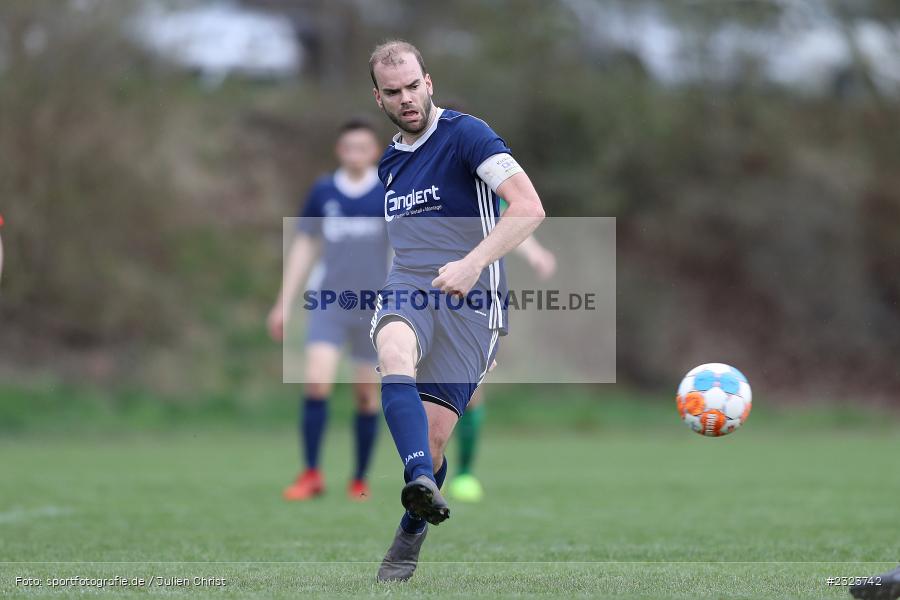 Pascal Beck, Sportgelände, Külsheim, 14.04.2022, BFV, sport, action, April 2022, Saison 2021/2022, Kreisliga TBB, Fussball, Kickers DHK Wertheim, FC Külsheim - Bild-ID: 2323742