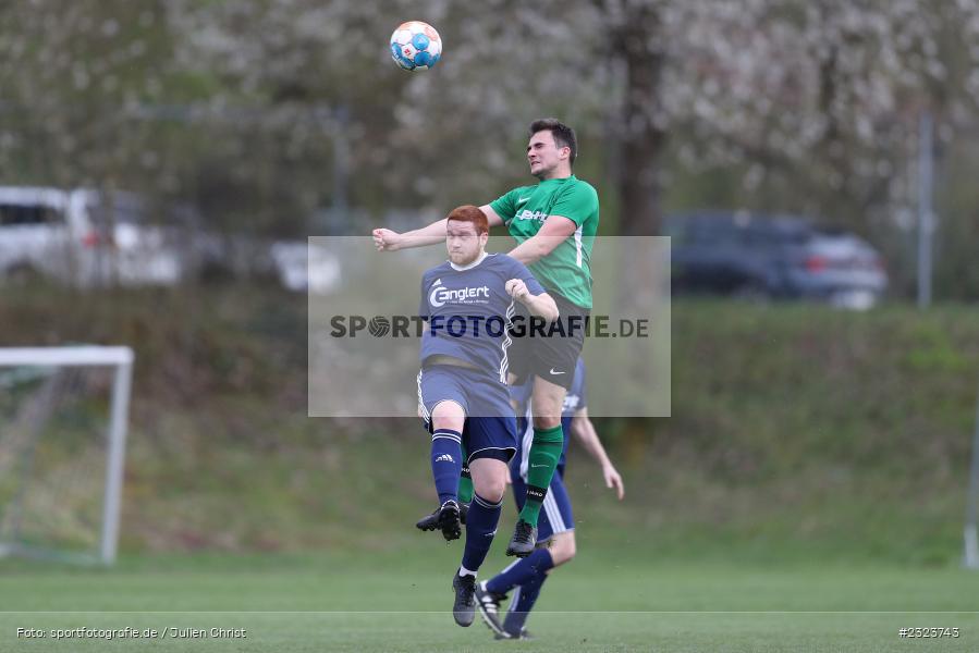 Niklas Duda, Sportgelände, Külsheim, 14.04.2022, BFV, sport, action, April 2022, Saison 2021/2022, Kreisliga TBB, Fussball, Kickers DHK Wertheim, FC Külsheim - Bild-ID: 2323743