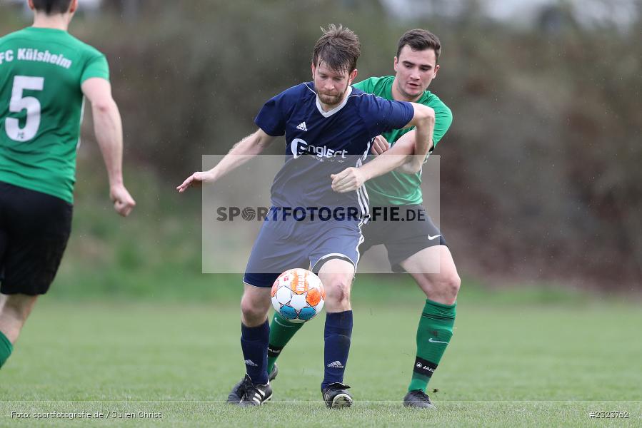 Sebastian Traub, Sportgelände, Külsheim, 14.04.2022, BFV, sport, action, April 2022, Saison 2021/2022, Kreisliga TBB, Fussball, Kickers DHK Wertheim, FC Külsheim - Bild-ID: 2323762