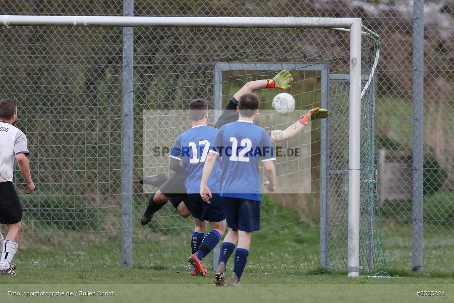 Tor, Abseits, Dennis Czart, Sportgelände TSV Sonderriet, Wertheim, 14.04.2022, BFV, sport, action, April 2022, Saison 2021/2022, Kreisklasse TBB 1, UIS, SVE, SpG Uissigheim 2/Gamburg, SV Eintracht Nassig 2 - Bild-ID: 2323826