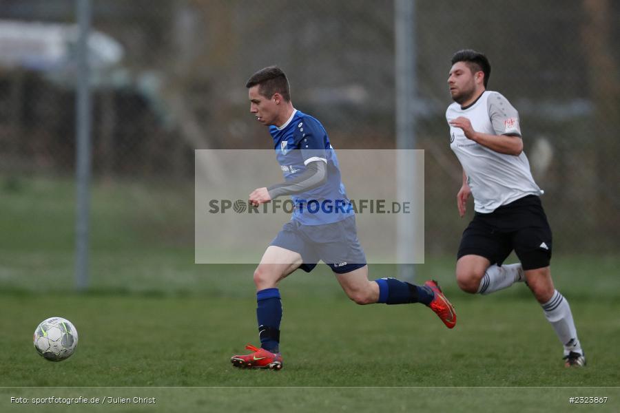 Aaron Tomic, Sportgelände TSV Sonderriet, Wertheim, 14.04.2022, BFV, sport, action, April 2022, Saison 2021/2022, Kreisklasse TBB 1, UIS, SVE, SpG Uissigheim 2/Gamburg, SV Eintracht Nassig 2 - Bild-ID: 2323867