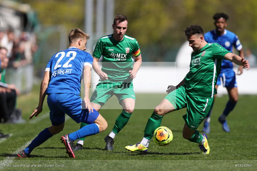 Max Hillenbrand, Sepp Endres Sportanlage, Würzburg, 16.04.2022, BFV, sport, action, April 2022, Saison 2021/2022, Fussball, Bayernliga Nord, TSV, WFV, TSV Abtswind, Würzburger FV - Bild-ID: 2324090