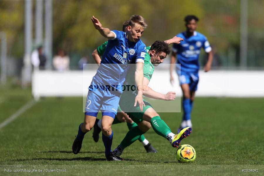 Max Hillenbrand, Sepp Endres Sportanlage, Würzburg, 16.04.2022, BFV, sport, action, April 2022, Saison 2021/2022, Fussball, Bayernliga Nord, TSV, WFV, TSV Abtswind, Würzburger FV - Bild-ID: 2324092