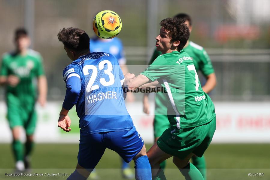 Ferdinand Hansel, Sepp Endres Sportanlage, Würzburg, 16.04.2022, BFV, sport, action, April 2022, Saison 2021/2022, Fussball, Bayernliga Nord, TSV, WFV, TSV Abtswind, Würzburger FV - Bild-ID: 2324105