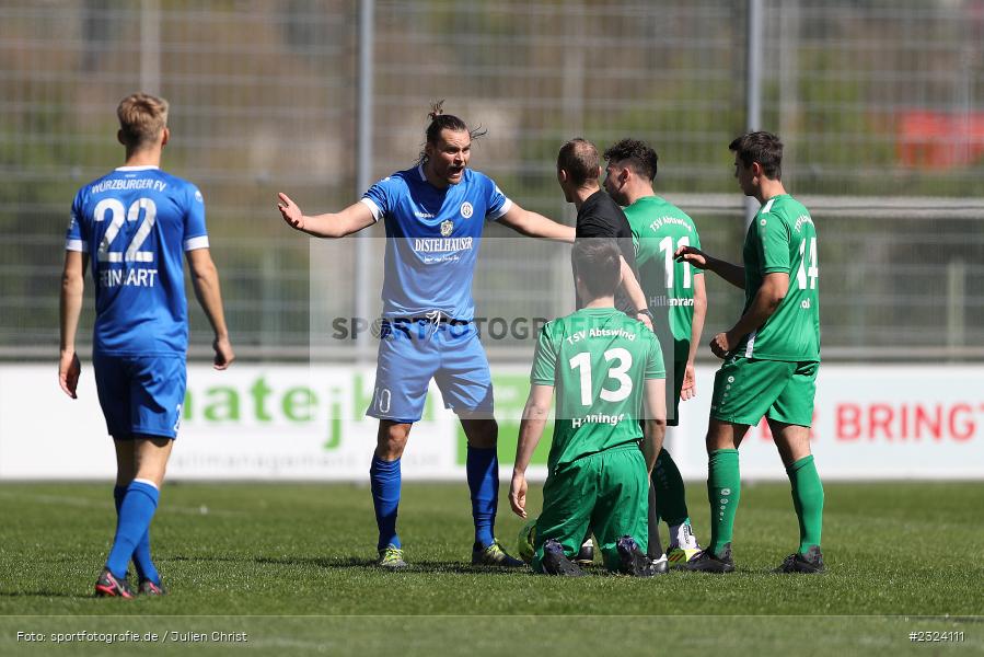 Gudmundur Hafsteinsson, Sepp Endres Sportanlage, Würzburg, 16.04.2022, BFV, sport, action, April 2022, Saison 2021/2022, Fussball, Bayernliga Nord, TSV, WFV, TSV Abtswind, Würzburger FV - Bild-ID: 2324111