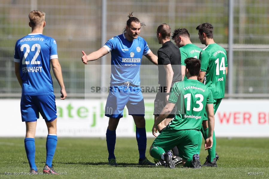 Gudmundur Hafsteinsson, Sepp Endres Sportanlage, Würzburg, 16.04.2022, BFV, sport, action, April 2022, Saison 2021/2022, Fussball, Bayernliga Nord, TSV, WFV, TSV Abtswind, Würzburger FV - Bild-ID: 2324112