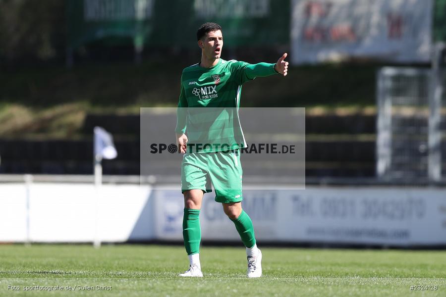Ali Koller, Sepp Endres Sportanlage, Würzburg, 16.04.2022, BFV, sport, action, April 2022, Saison 2021/2022, Fussball, Bayernliga Nord, TSV, WFV, TSV Abtswind, Würzburger FV - Bild-ID: 2324128