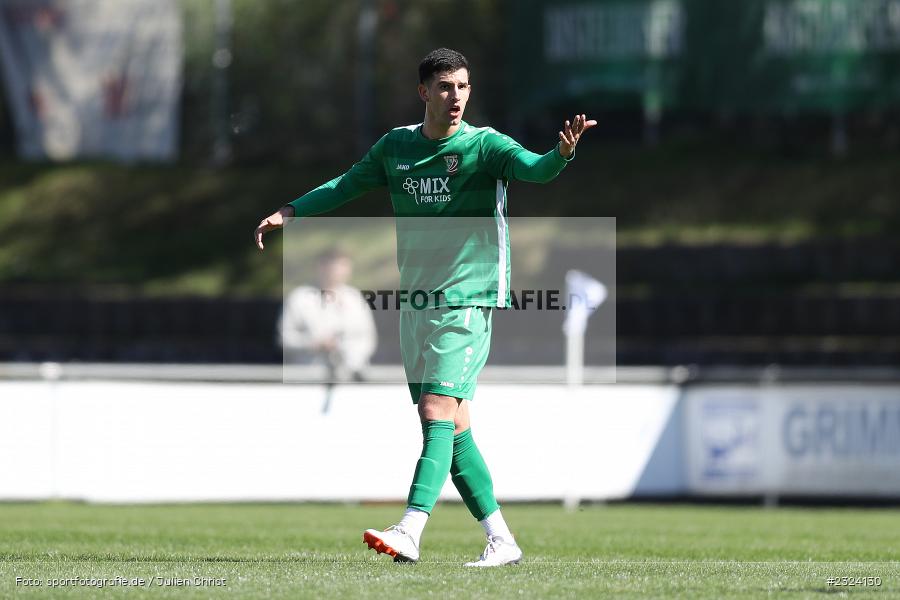 Ali Koller, Sepp Endres Sportanlage, Würzburg, 16.04.2022, BFV, sport, action, April 2022, Saison 2021/2022, Fussball, Bayernliga Nord, TSV, WFV, TSV Abtswind, Würzburger FV - Bild-ID: 2324130