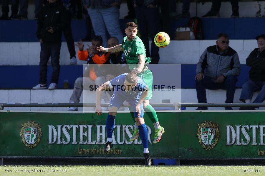Kevin Steinmann, Sepp Endres Sportanlage, Würzburg, 16.04.2022, BFV, sport, action, April 2022, Saison 2021/2022, Fussball, Bayernliga Nord, TSV, WFV, TSV Abtswind, Würzburger FV - Bild-ID: 2324152