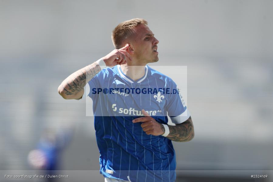 Torjubel, Phillip Tietz, Merck-Stadion am Böllenfalltor, Darmstadt, 17.04.2022, DFL, sport, action, April 2022, Saison 2021/2022, Fussball, 2. Bundesliga, S04, D98, FC Schalke 04, SV Darmstadt 98 - Bild-ID: 2324169