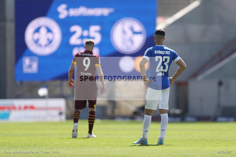 Klaus Gjasula, Merck-Stadion am Böllenfalltor, Darmstadt, 17.04.2022, DFL, sport, action, April 2022, Saison 2021/2022, Fussball, 2. Bundesliga, S04, D98, FC Schalke 04, SV Darmstadt 98 - Bild-ID: 2324187