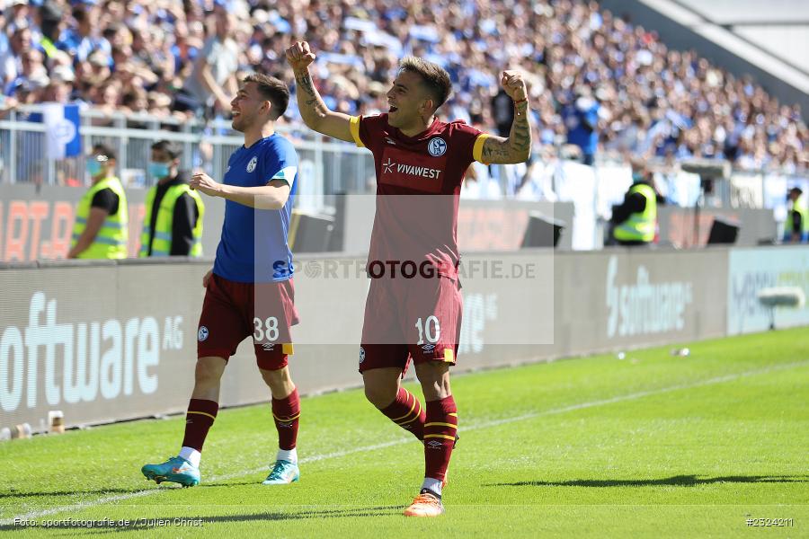 Rodrigo Zalazar, Merck-Stadion am Böllenfalltor, Darmstadt, 17.04.2022, DFL, sport, action, April 2022, Saison 2021/2022, Fussball, 2. Bundesliga, S04, D98, FC Schalke 04, SV Darmstadt 98 - Bild-ID: 2324211
