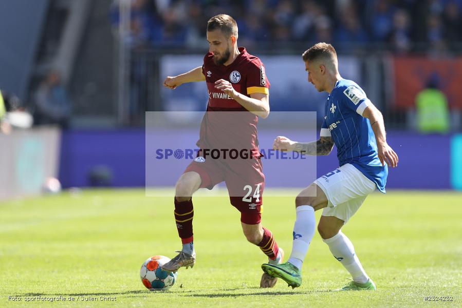 Dominick Drexler, Merck-Stadion am Böllenfalltor, Darmstadt, 17.04.2022, DFL, sport, action, April 2022, Saison 2021/2022, Fussball, 2. Bundesliga, S04, D98, FC Schalke 04, SV Darmstadt 98 - Bild-ID: 2324232
