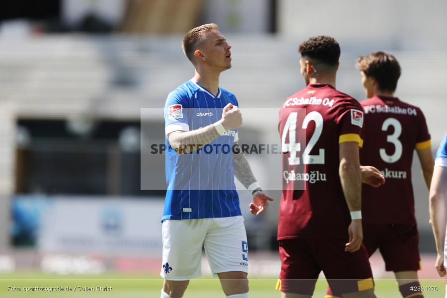 Phillip Tietz, Merck-Stadion am Böllenfalltor, Darmstadt, 17.04.2022, DFL, sport, action, April 2022, Saison 2021/2022, Fussball, 2. Bundesliga, S04, D98, FC Schalke 04, SV Darmstadt 98 - Bild-ID: 2324270