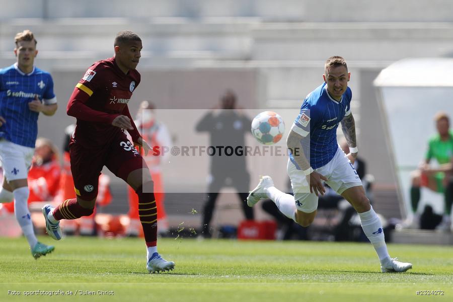 Phillip Tietz, Merck-Stadion am Böllenfalltor, Darmstadt, 17.04.2022, DFL, sport, action, April 2022, Saison 2021/2022, Fussball, 2. Bundesliga, S04, D98, FC Schalke 04, SV Darmstadt 98 - Bild-ID: 2324272
