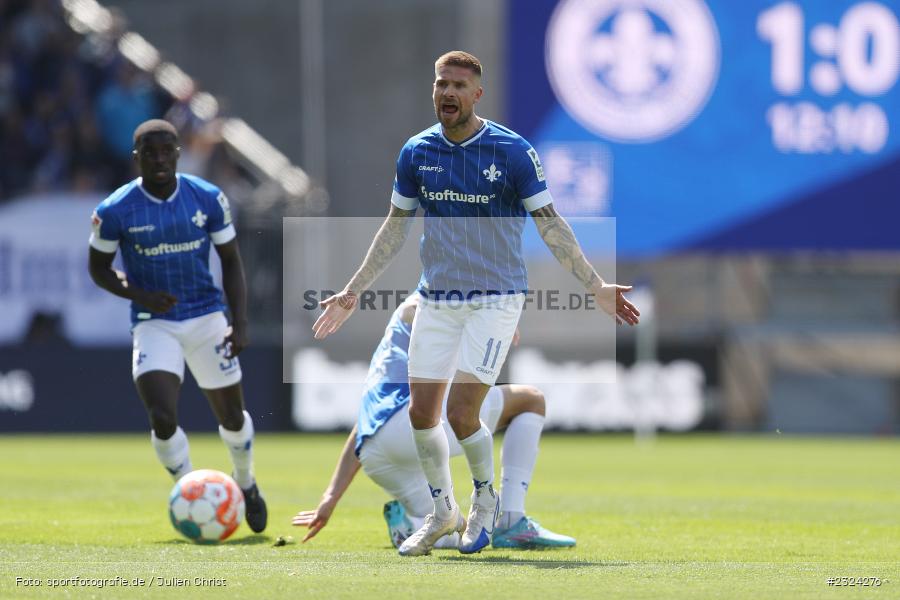 Tobias Kempe, Merck-Stadion am Böllenfalltor, Darmstadt, 17.04.2022, DFL, sport, action, April 2022, Saison 2021/2022, Fussball, 2. Bundesliga, S04, D98, FC Schalke 04, SV Darmstadt 98 - Bild-ID: 2324276