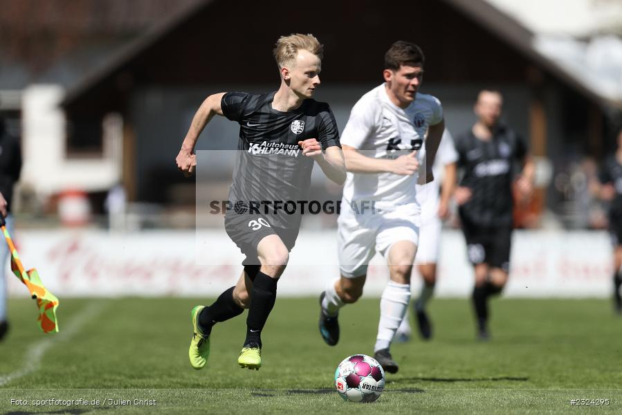 Marco Kunzmann, Sportgelände in der Au, Karlburg, 18.04.2022, BFV, sport, action, April 2022, Saison 2021/2022, Fussball, Amateure, Bayernliga Nord, ASV, TSV, ASV Cham, TSV Karlburg - Bild-ID: 2324295
