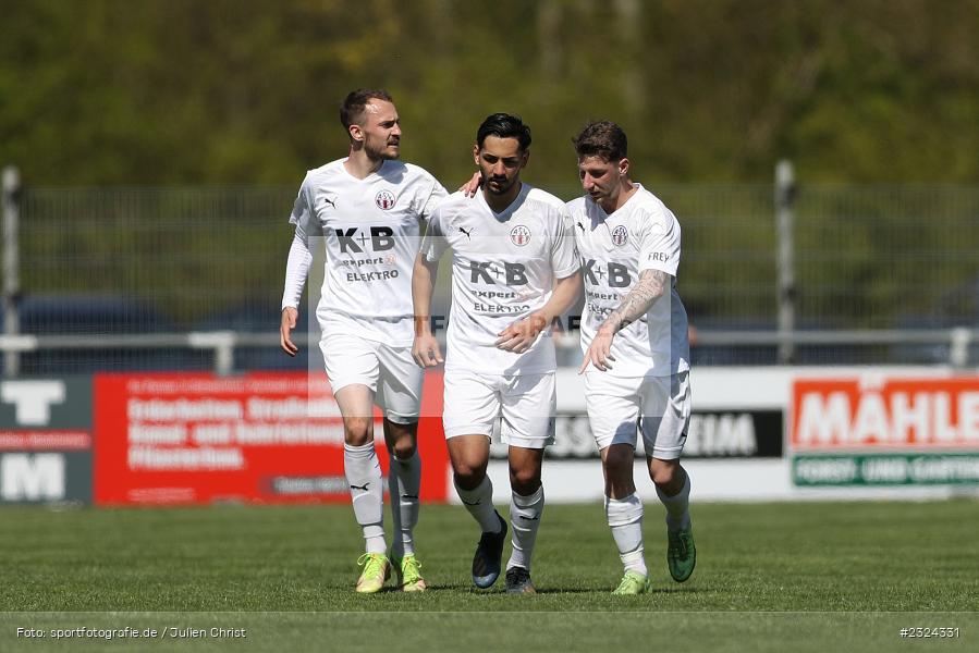 Ilhami Medineli, Sportgelände in der Au, Karlburg, 18.04.2022, BFV, sport, action, April 2022, Saison 2021/2022, Fussball, Amateure, Bayernliga Nord, ASV, TSV, ASV Cham, TSV Karlburg - Bild-ID: 2324331