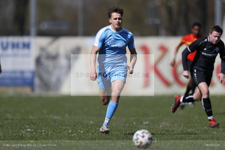 Noah Edelhäuser, Sportgelände, Karlstadt, 18.04.2022, BFV, sport, action, April 2022, Saison 2021/2022, Fussball, Amateure, Kreisliga Würzburg, FVS, FVK, FV Steinfeld/Hausen-Rohrbach, FV Karlstadt - Bild-ID: 2324342 Noah Edelhäuser, Sportgelände, Karlstadt, 18.04.2022, BFV, sport, action, April 2022, Saison 2021/2022, Fussball, Amateure, Kreisliga Würzburg, FVS, FVK, FV Steinfeld/Hausen-Rohrbach, FV Karlstadt - Bild-ID: 2324342