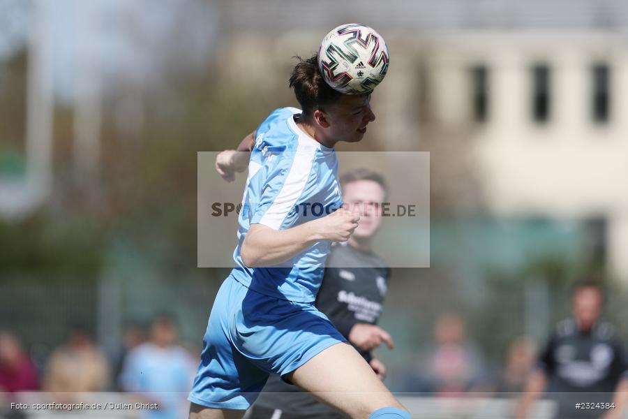 Jakob Fischer, Sportgelände, Karlstadt, 18.04.2022, BFV, sport, action, April 2022, Saison 2021/2022, Fussball, Amateure, Kreisliga Würzburg, FVS, FVK, FV Steinfeld/Hausen-Rohrbach, FV Karlstadt - Bild-ID: 2324384 Jakob Fischer, Sportgelände, Karlstadt, 18.04.2022, BFV, sport, action, April 2022, Saison 2021/2022, Fussball, Amateure, Kreisliga Würzburg, FVS, FVK, FV Steinfeld/Hausen-Rohrbach, FV Karlstadt - Bild-ID: 2324384