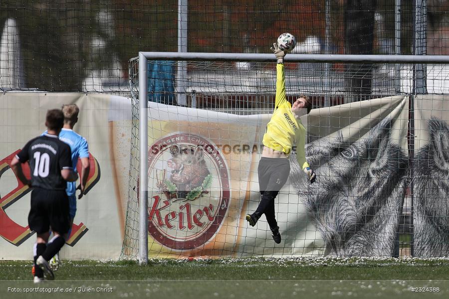Tor, Jonathan Tschanter, Sportgelände, Karlstadt, 18.04.2022, BFV, sport, action, April 2022, Saison 2021/2022, Fussball, Amateure, Kreisliga Würzburg, FVS, FVK, FV Steinfeld/Hausen-Rohrbach, FV Karlstadt - Bild-ID: 2324388 Tor, Jonathan Tschanter, Sportgelände, Karlstadt, 18.04.2022, BFV, sport, action, April 2022, Saison 2021/2022, Fussball, Amateure, Kreisliga Würzburg, FVS, FVK, FV Steinfeld/Hausen-Rohrbach, FV Karlstadt - Bild-ID: 2324388