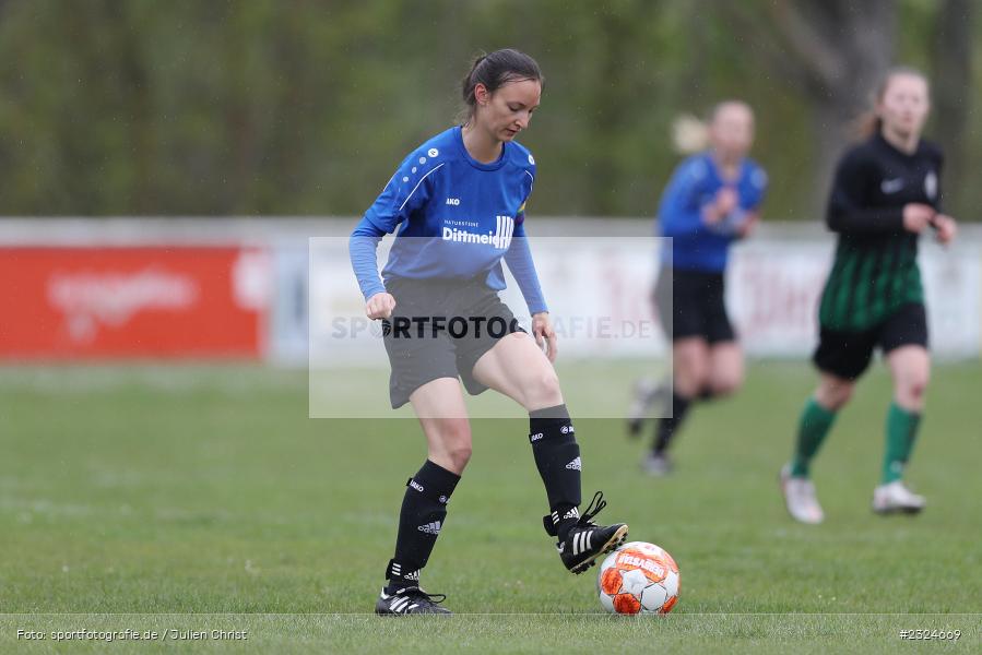 Alina Sophie Hemmerich, Sportgelände Baggertsweg, Karlstadt, 24.04.2022, BFV, sport, action, April 2022, Saison 2021/2022, Fussball, Amateure, Bezirksliga Frauen, SpVgg Adelsberg, FV Karlstadt - Bild-ID: 2324669