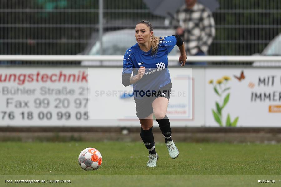 Lena Fleissner, Sportgelände Baggertsweg, Karlstadt, 24.04.2022, BFV, sport, action, April 2022, Saison 2021/2022, Fussball, Amateure, Bezirksliga Frauen, SpVgg Adelsberg, FV Karlstadt - Bild-ID: 2324700 Lena Fleissner, Sportgelände Baggertsweg, Karlstadt, 24.04.2022, BFV, sport, action, April 2022, Saison 2021/2022, Fussball, Amateure, Bezirksliga Frauen, SpVgg Adelsberg, FV Karlstadt - Bild-ID: 2324700