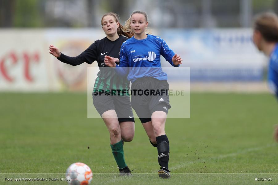 Judith Seitz, Sportgelände Baggertsweg, Karlstadt, 24.04.2022, BFV, sport, action, April 2022, Saison 2021/2022, Fussball, Amateure, Bezirksliga Frauen, SpVgg Adelsberg, FV Karlstadt - Bild-ID: 2324720
