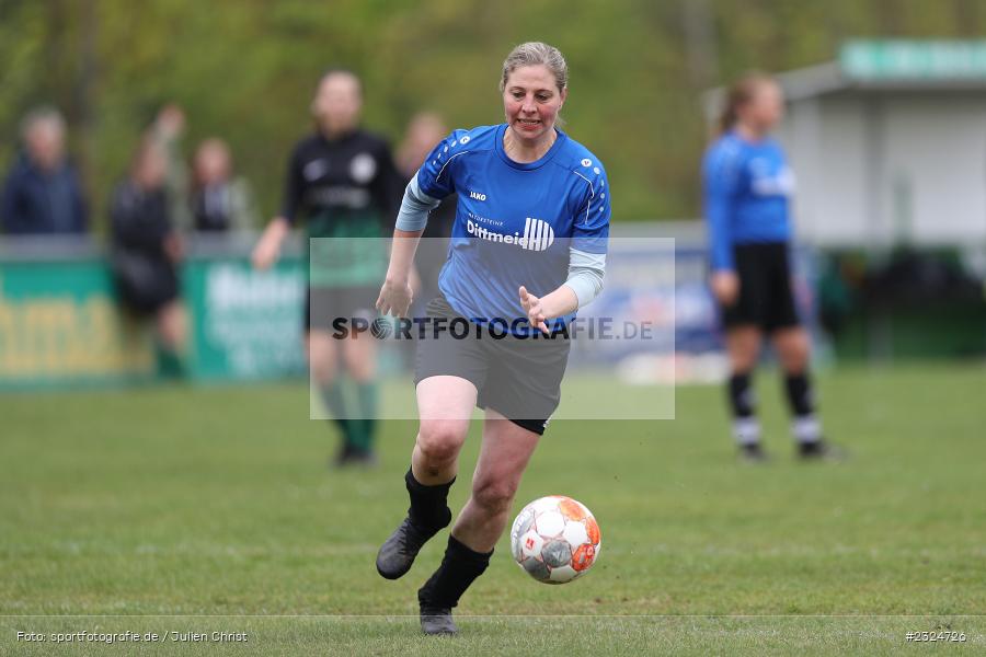 Katharina Weigand, Sportgelände Baggertsweg, Karlstadt, 24.04.2022, BFV, sport, action, April 2022, Saison 2021/2022, Fussball, Amateure, Bezirksliga Frauen, SpVgg Adelsberg, FV Karlstadt - Bild-ID: 2324726 Katharina Weigand, Sportgelände Baggertsweg, Karlstadt, 24.04.2022, BFV, sport, action, April 2022, Saison 2021/2022, Fussball, Amateure, Bezirksliga Frauen, SpVgg Adelsberg, FV Karlstadt - Bild-ID: 2324726