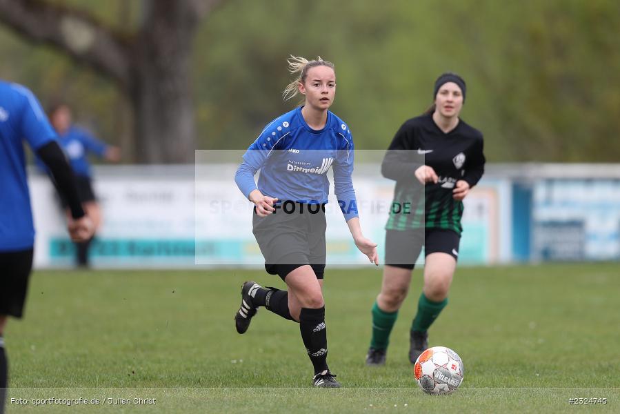 Antonia Hemmerich, Sportgelände Baggertsweg, Karlstadt, 24.04.2022, BFV, sport, action, April 2022, Saison 2021/2022, Fussball, Amateure, Bezirksliga Frauen, SpVgg Adelsberg, FV Karlstadt - Bild-ID: 2324745