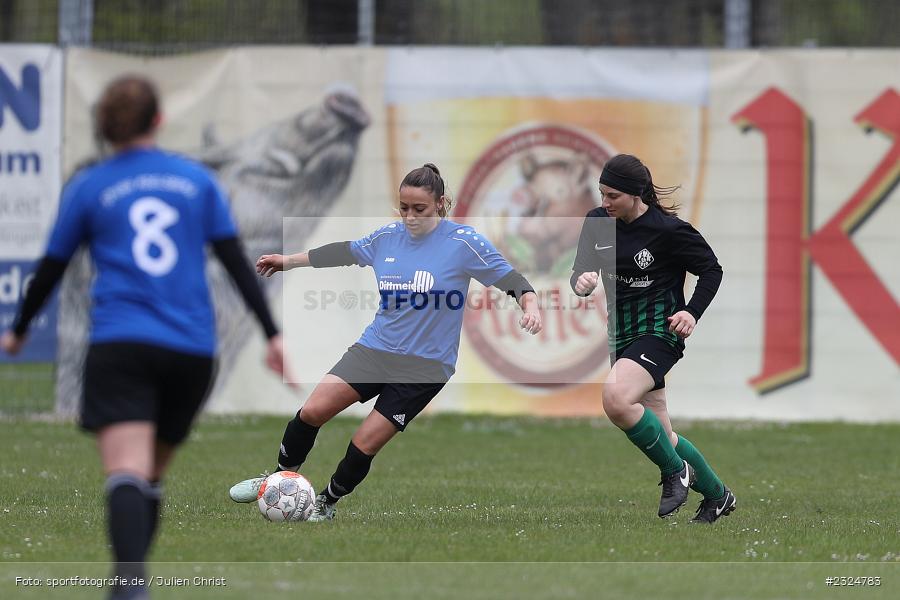 Lena Fleissner, Sportgelände Baggertsweg, Karlstadt, 24.04.2022, BFV, sport, action, April 2022, Saison 2021/2022, Fussball, Amateure, Bezirksliga Frauen, SpVgg Adelsberg, FV Karlstadt - Bild-ID: 2324783