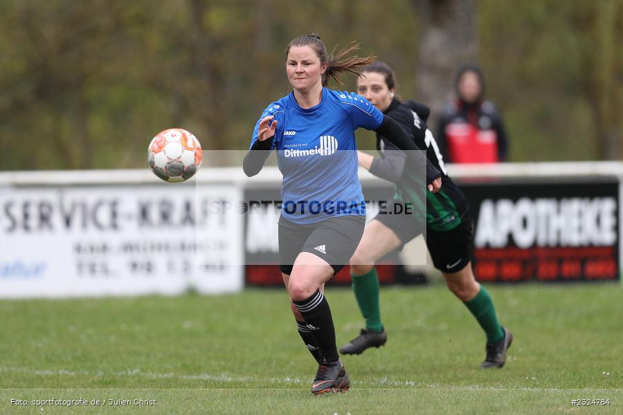 Jennifer Betz, Sportgelände Baggertsweg, Karlstadt, 24.04.2022, BFV, sport, action, April 2022, Saison 2021/2022, Fussball, Amateure, Bezirksliga Frauen, SpVgg Adelsberg, FV Karlstadt - Bild-ID: 2324784 Jennifer Betz, Sportgelände Baggertsweg, Karlstadt, 24.04.2022, BFV, sport, action, April 2022, Saison 2021/2022, Fussball, Amateure, Bezirksliga Frauen, SpVgg Adelsberg, FV Karlstadt - Bild-ID: 2324784